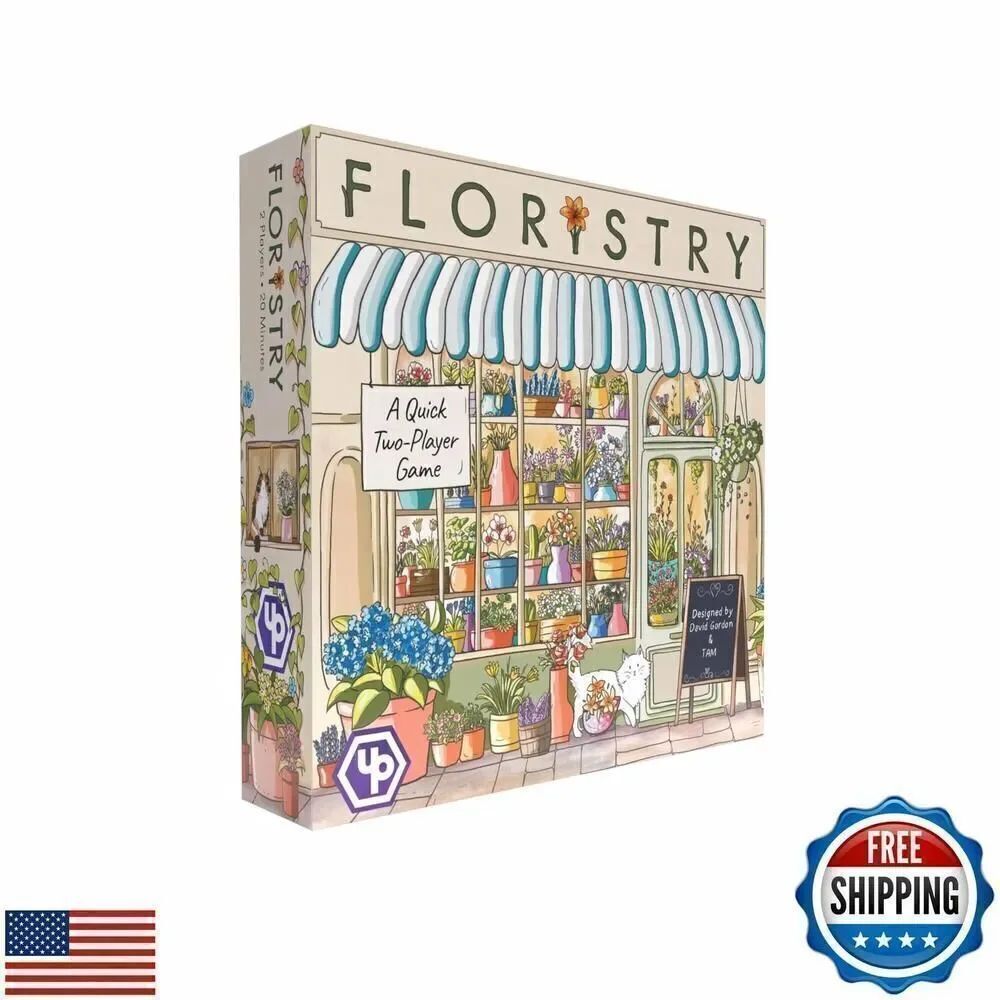 Floristry Board Game Competitive Flower Auction and Storefront Design